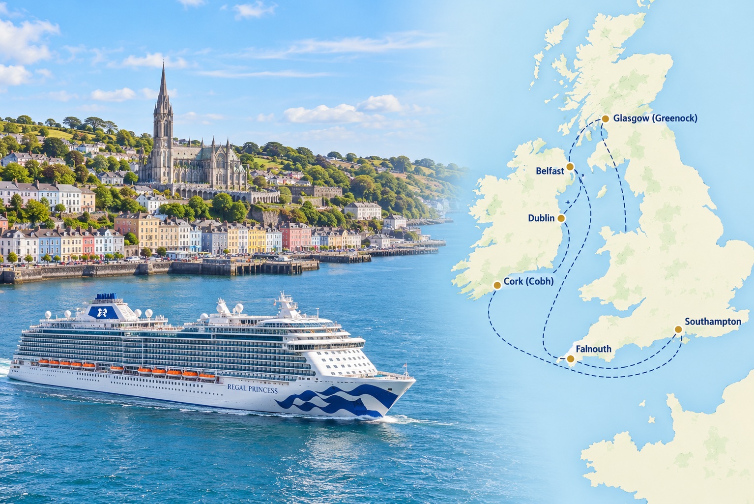 5* REGAL PRINCESS ile BRİTANYA ADALARI & İRLANDA’NIN İNCİLERİ