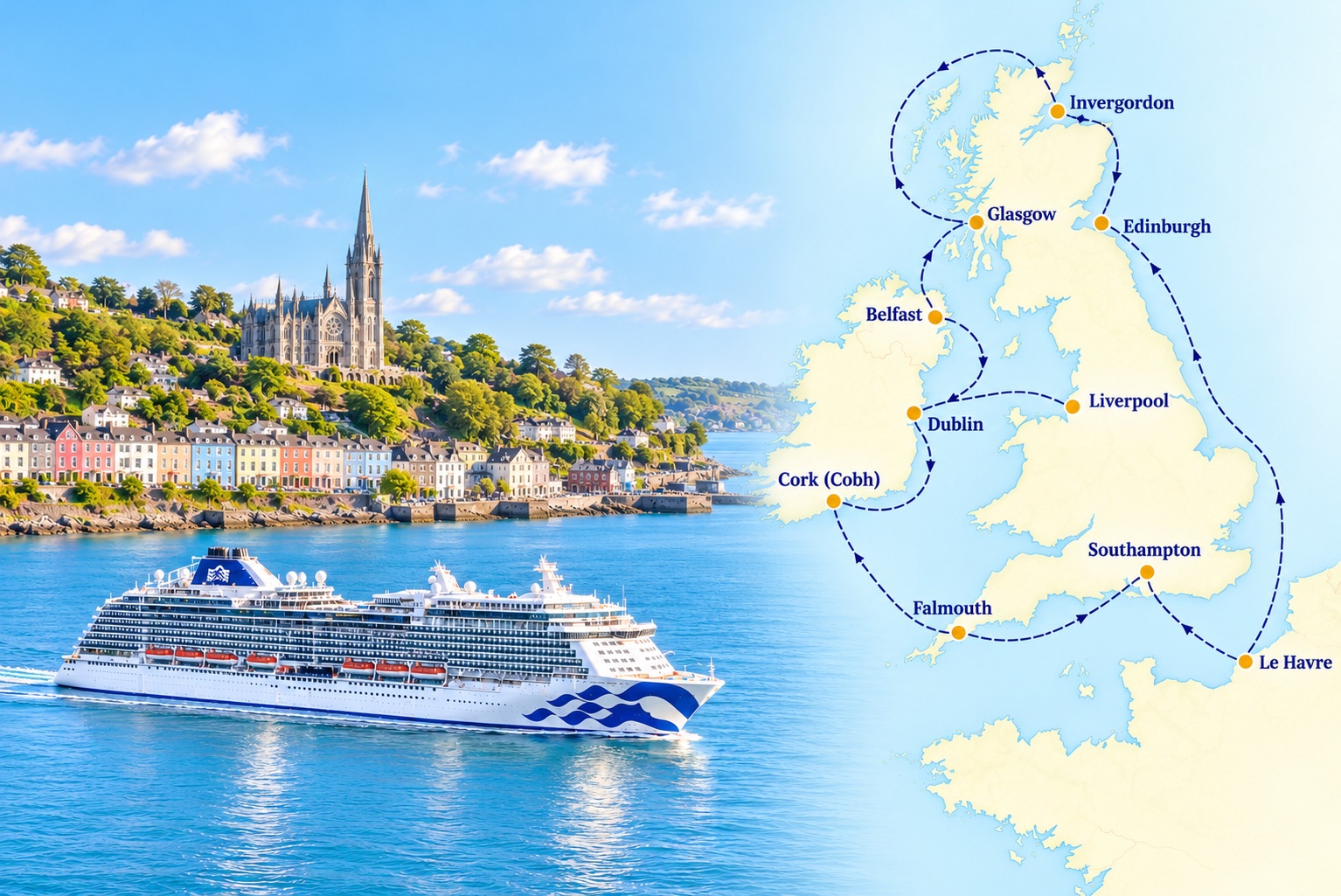 5* MAJESTIC PRINCESS ile  ‘’KURBAN BAYRAMI’NDA’’ BÜYÜK BRİTANYA