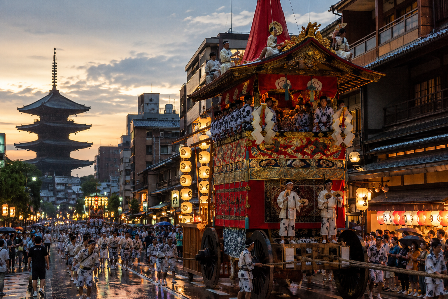 JAPONYA'DA BİR ŞİNTO FESTİVALİ ; GİON MATSURİ