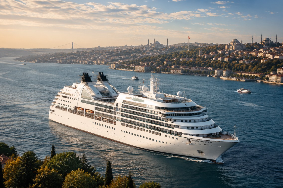 6* SEABOURN QUEST ile EGE & YUNAN ADALARI İSTANBUL GALATAPORT HAREKETLİ 