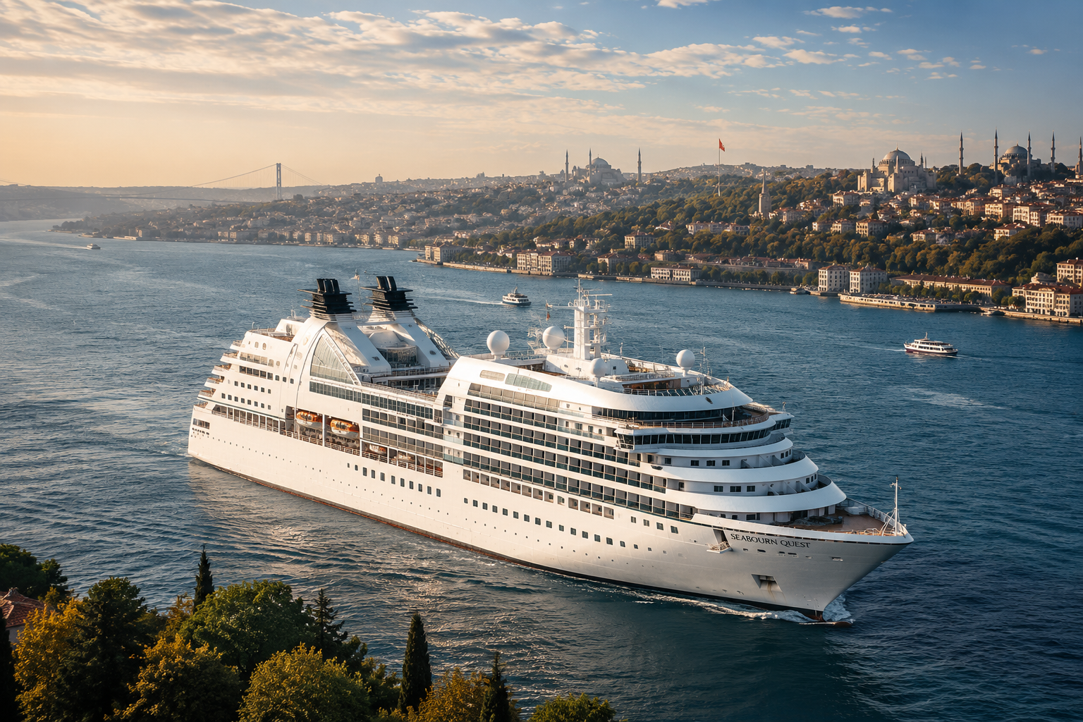 6* SEABOURN QUEST ile EGE & YUNAN ADALARI - İSTANBUL GALATAPORT HAREKETLİ 